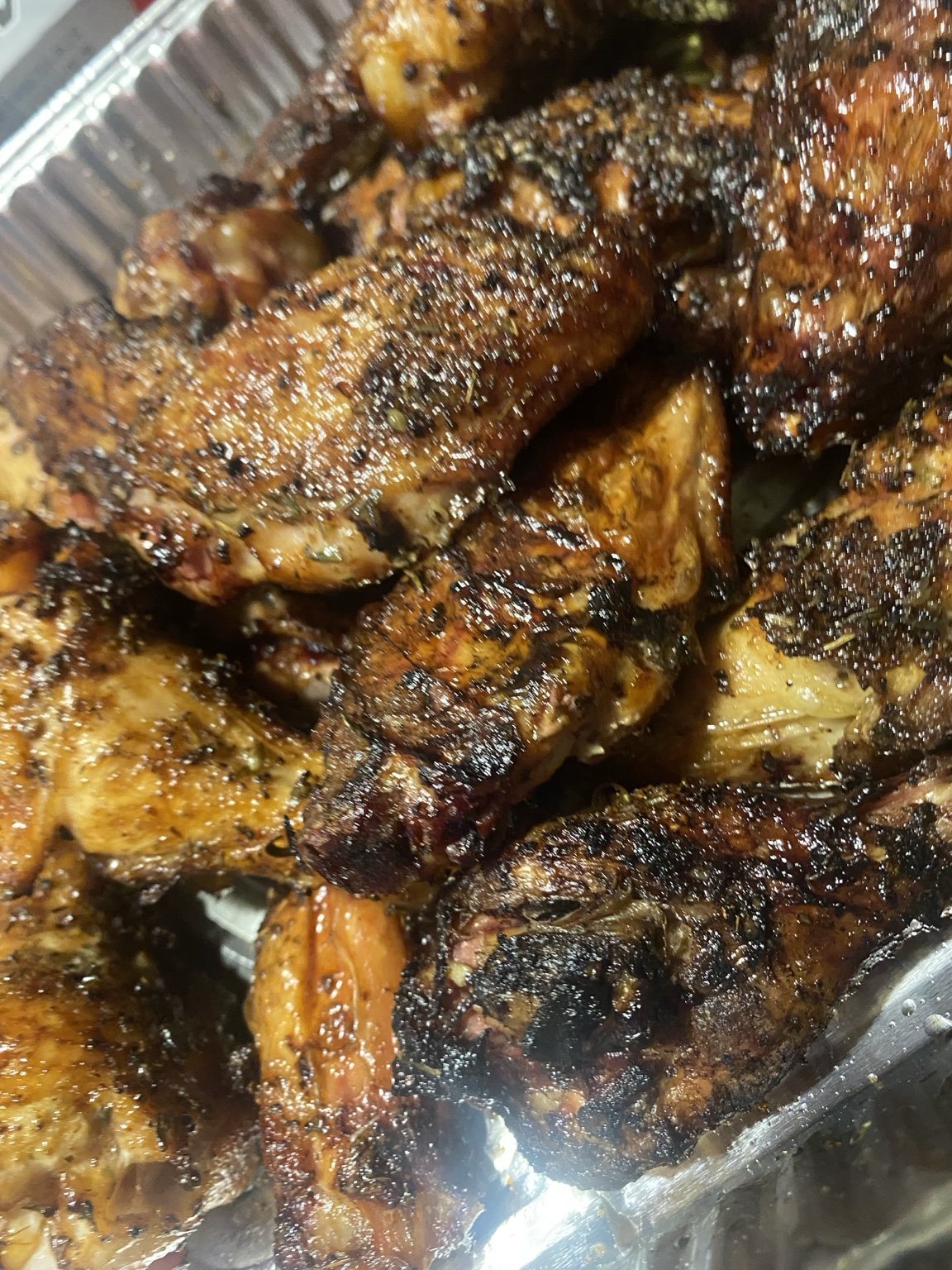 Smoked wings